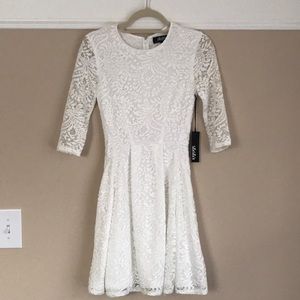 Lulu’s White Lace Dress